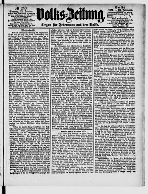 Volks-Zeitung vom 13.10.1872