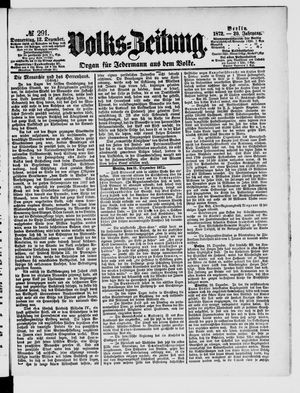 Volks-Zeitung on Dec 12, 1872