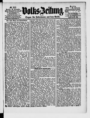 Volks-Zeitung vom 13.12.1872