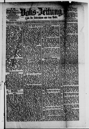 Volks-Zeitung vom 31.12.1872