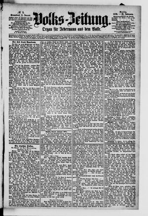 Volks-Zeitung vom 11.01.1873