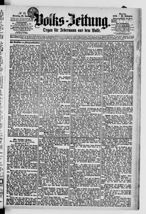 Volks-Zeitung on Jan 28, 1873