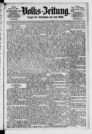 Volks-Zeitung vom 12.03.1873