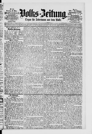Volks-Zeitung vom 16.03.1873