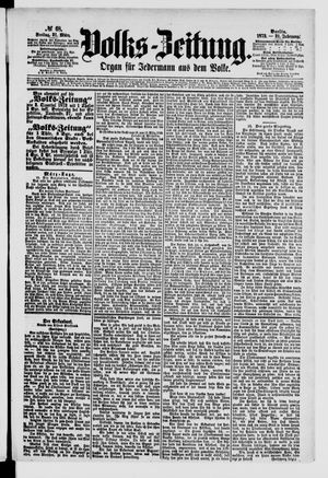 Volks-Zeitung vom 21.03.1873