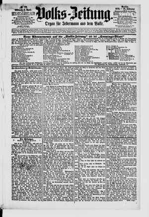 Volks-Zeitung vom 02.04.1873