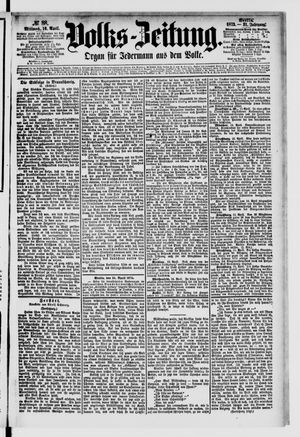 Volks-Zeitung vom 16.04.1873