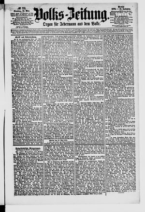 Volks-Zeitung vom 13.05.1873