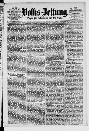 Volks-Zeitung on May 24, 1873