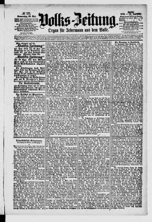 Volks-Zeitung vom 29.05.1873