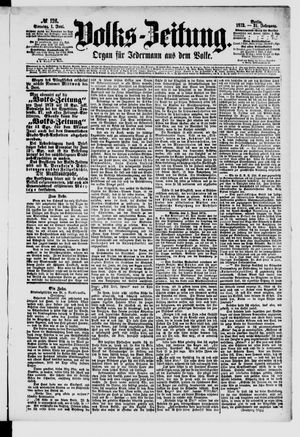 Volks-Zeitung vom 01.06.1873