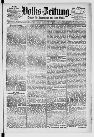 Volks-Zeitung on Jun 20, 1873