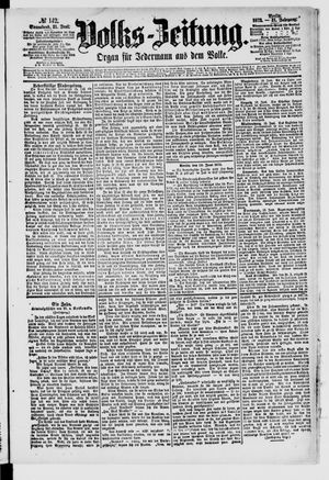 Volks-Zeitung vom 21.06.1873