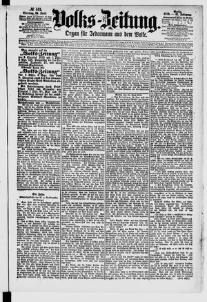 Volks-Zeitung vom 24.06.1873