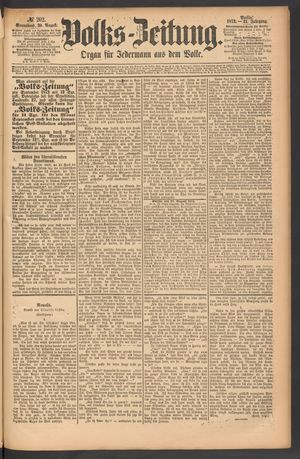 Volks-Zeitung on Aug 30, 1873