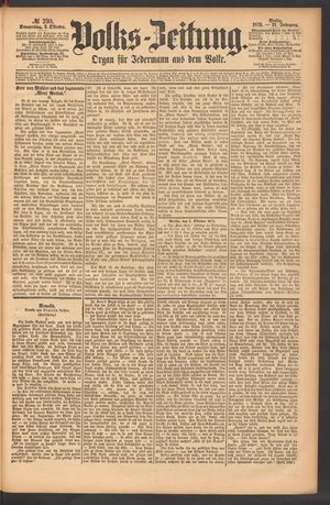 Volks-Zeitung vom 02.10.1873