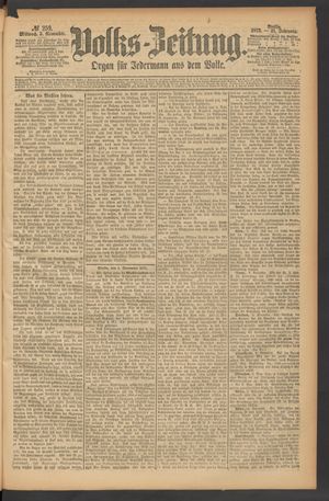 Volks-Zeitung vom 05.11.1873