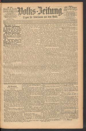Volks-Zeitung on Nov 29, 1873