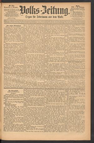 Volks-Zeitung on Dec 4, 1873