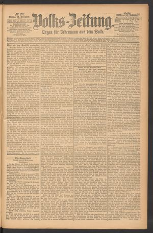 Volks-Zeitung on Dec 12, 1873