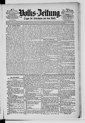 Volks-Zeitung vom 03.01.1874