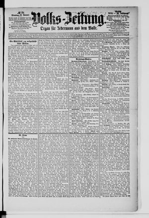 Volks-Zeitung vom 13.01.1874