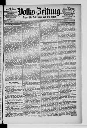 Volks-Zeitung on Jan 23, 1874