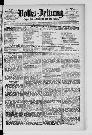 Volks-Zeitung on Feb 5, 1874