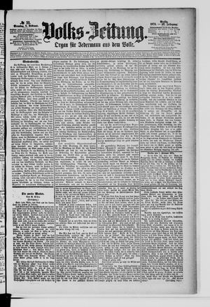 Volks-Zeitung vom 08.02.1874