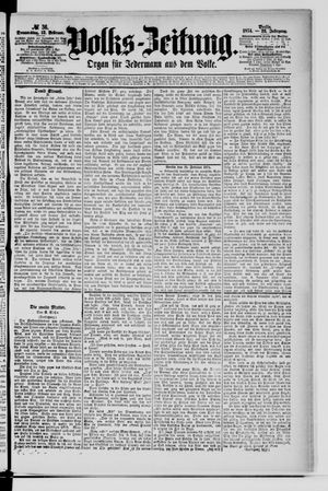 Volks-Zeitung vom 12.02.1874