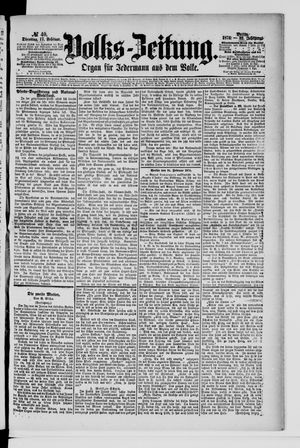 Volks-Zeitung vom 17.02.1874