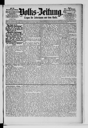 Volks-Zeitung vom 28.02.1874