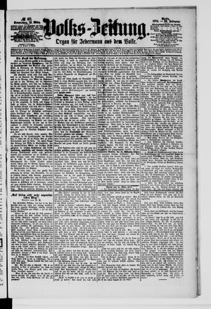 Volks-Zeitung vom 12.03.1874