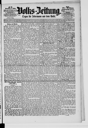 Volks-Zeitung vom 14.03.1874