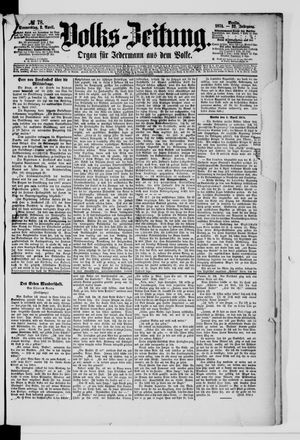 Volks-Zeitung vom 02.04.1874
