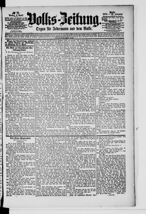 Volks-Zeitung vom 03.04.1874
