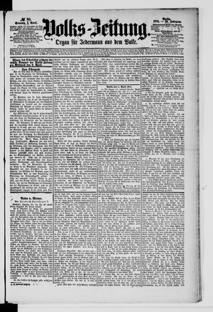 Volks-Zeitung vom 05.04.1874