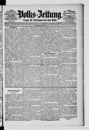 Volks-Zeitung vom 26.04.1874