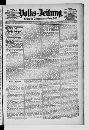Volks-Zeitung vom 29.04.1874
