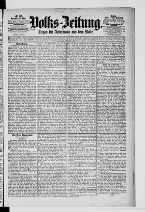 Volks-Zeitung vom 10.05.1874