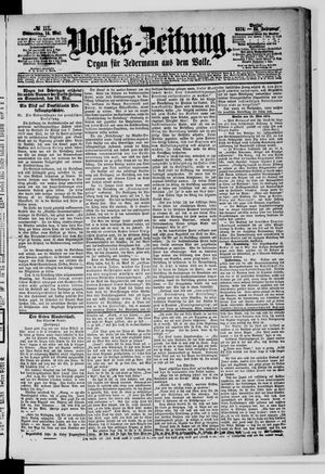 Volks-Zeitung vom 14.05.1874