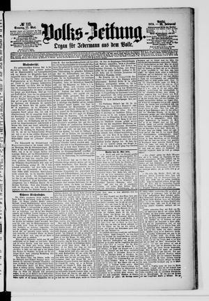 Volks-Zeitung vom 17.05.1874