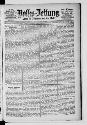 Volks-Zeitung vom 20.05.1874