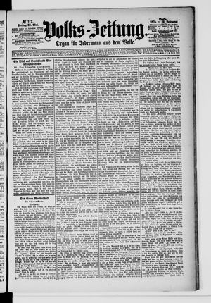 Volks-Zeitung vom 22.05.1874