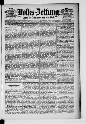 Volks-Zeitung vom 23.05.1874