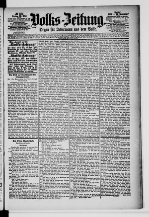 Volks-Zeitung vom 29.05.1874