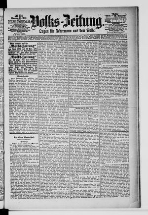Volks-Zeitung vom 31.05.1874