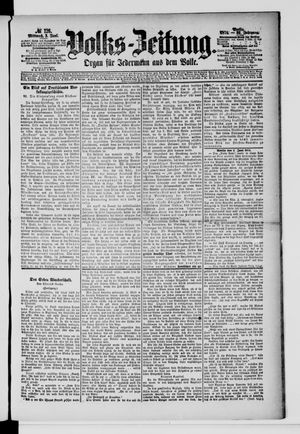 Volks-Zeitung vom 03.06.1874