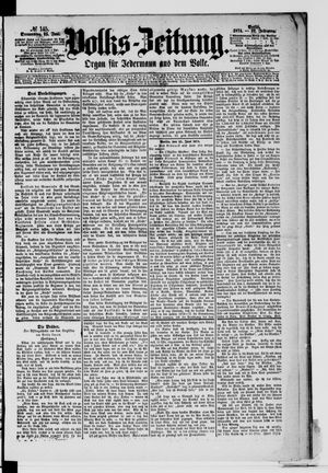 Volks-Zeitung on Jun 25, 1874