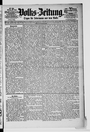 Volks-Zeitung vom 28.06.1874